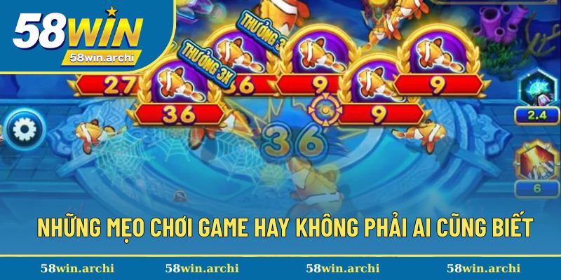 Bật mí kinh nghiệm thắng lớn từ game bắn cá